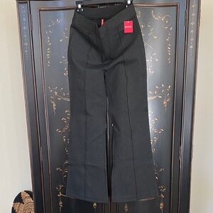 Spanx women’s Dress Pants charcoal Heather ponte knit flare